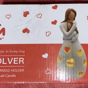 Candle holder - with flickering led candle