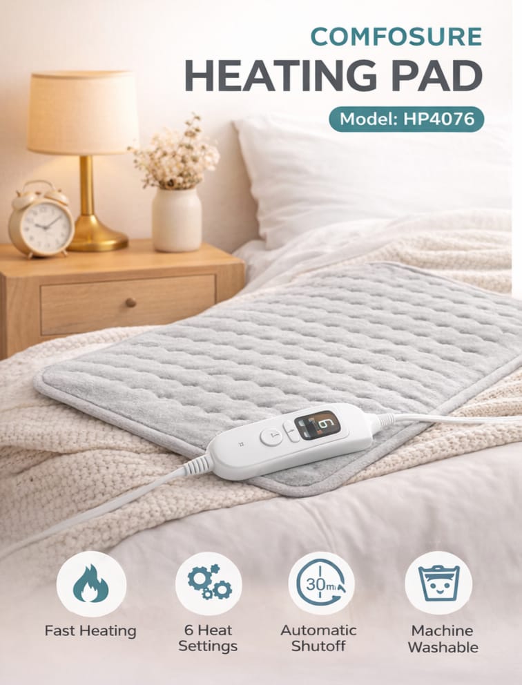 Electric Heating Pad - Model HP4076 - Image 2