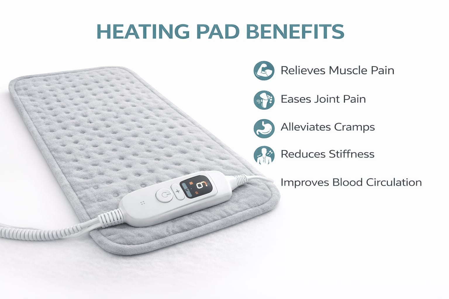 Electric Heating Pad - Model HP4076 - Image 4