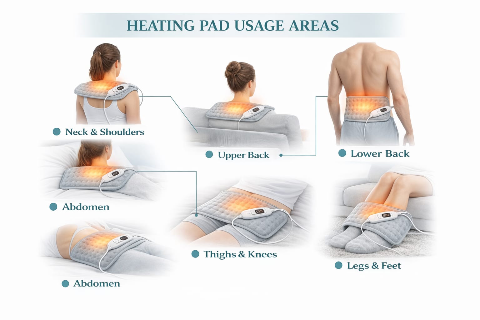 Electric Heating Pad - Model HP4076 - Image 5