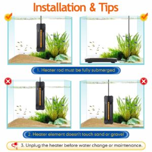Hygger LCD Display Quartz Heater – Model HG079