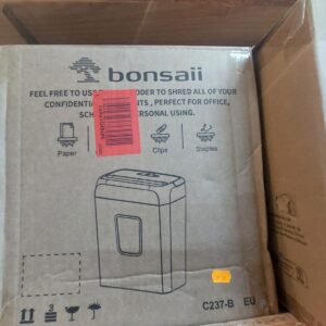 Bonsaii C237-B cross-cut paper shredder