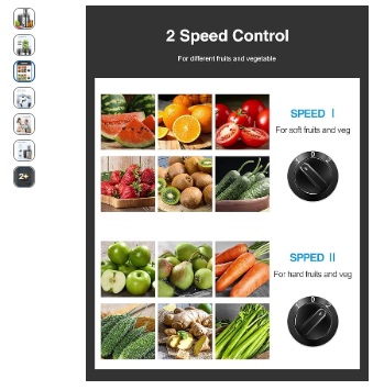 Reemix KS-501 Power Juicer, a centrifugal juicer machine - Image 4