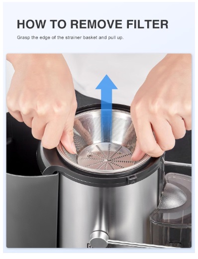 Reemix KS-501 Power Juicer, a centrifugal juicer machine - Image 9