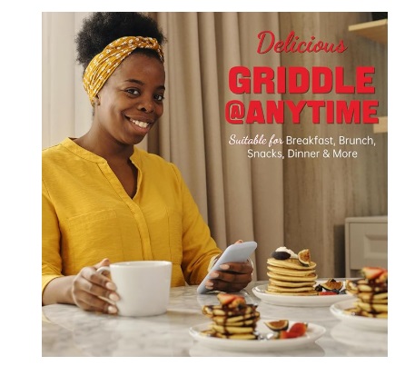 Sugar Whisk Double Mini Pancake Maker machine - Image 5