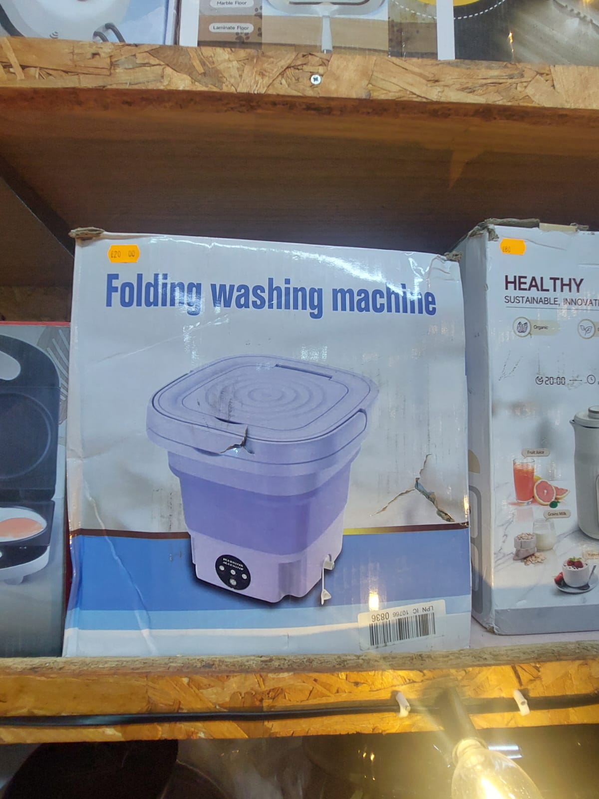 Portable, mini, and foldable washing machine