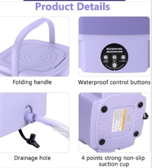 Portable, mini, and foldable washing machine - Image 10