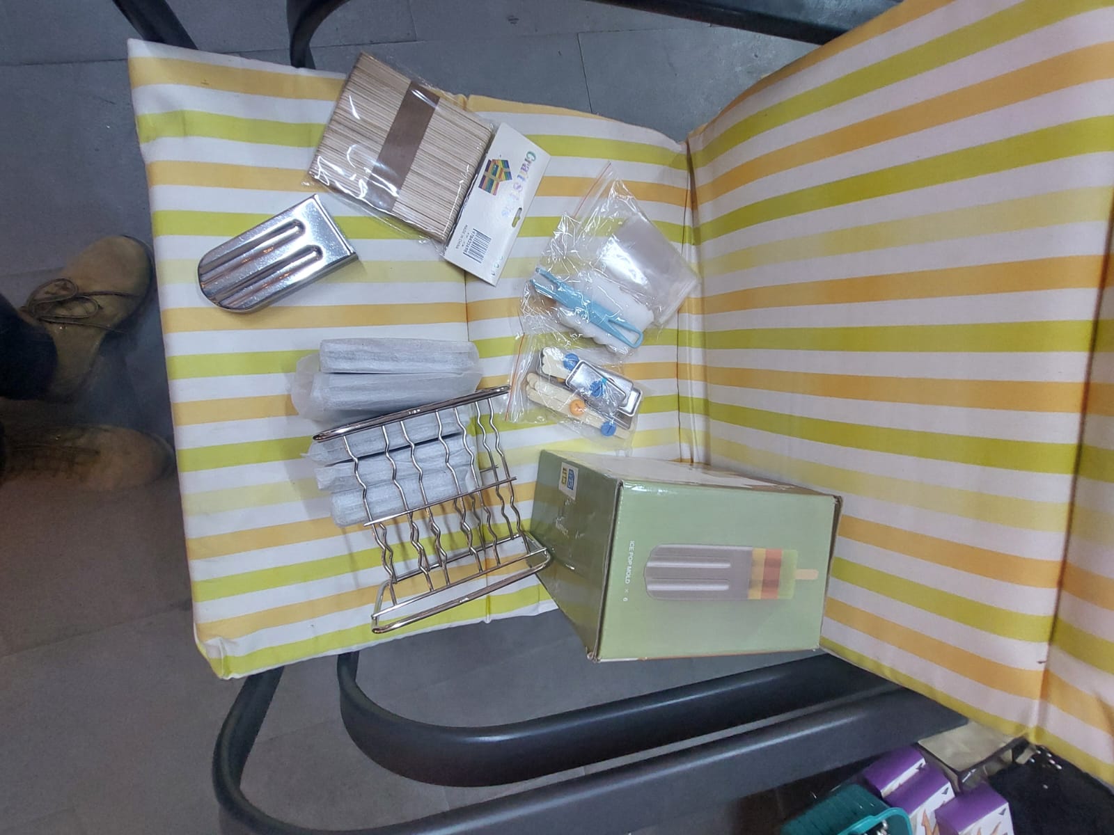 Stainless Steel Popsicle Molds, Ice Stick Ice Lolly Popsicle Stick Holder, Home-Made Reusable Diy Ice Pop Molds Fast Freezing for - Image 4