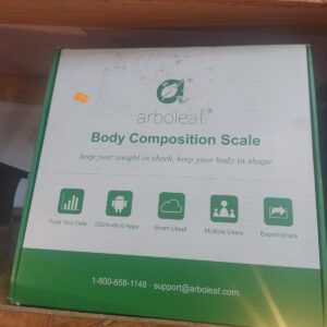 Arboleaf Smart Body scale balancer - Bluetooth connection for tracking weight