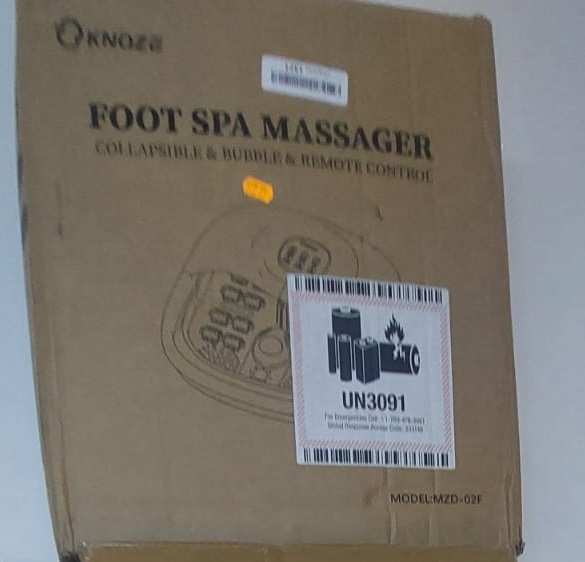 KNQZE Collapsible Foot Spa Massager MZD-02F Fast Heat Remote Control - Image 2