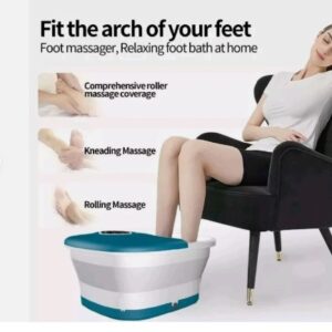 KNQZE Collapsible Foot Spa Massager MZD-02F Fast Heat Remote Control