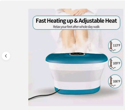 KNQZE Collapsible Foot Spa Massager MZD-02F Fast Heat Remote Control - Image 6