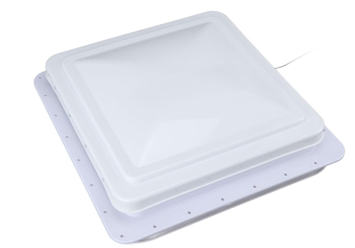 12V RV roof vent fan. It is designed to fit standard 14x14" roof openings in RVs, campers, trailers, and other vehicles - Image 4