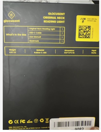 Glocusent Upgraded LED Neck Reading Light - Image 2