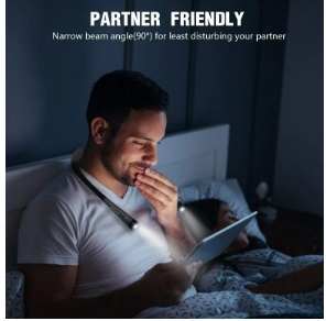 Glocusent Upgraded LED Neck Reading Light - Image 4