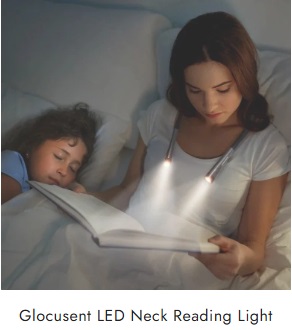 Glocusent Upgraded LED Neck Reading Light - Image 5