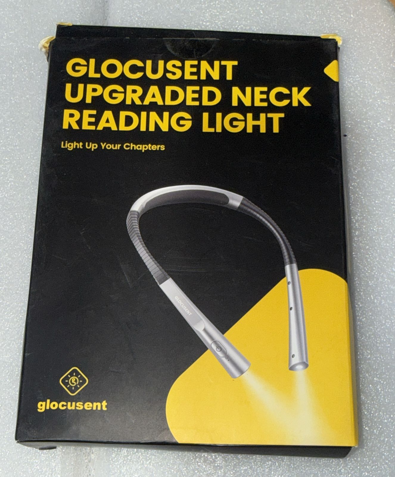 Glocusent Upgraded LED Neck Reading Light
