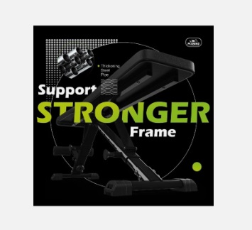 FLYBIRD Weight Bench, Adjustable Strength Training Bench for Full Body Workout with Fast Folding-New Version - Image 6