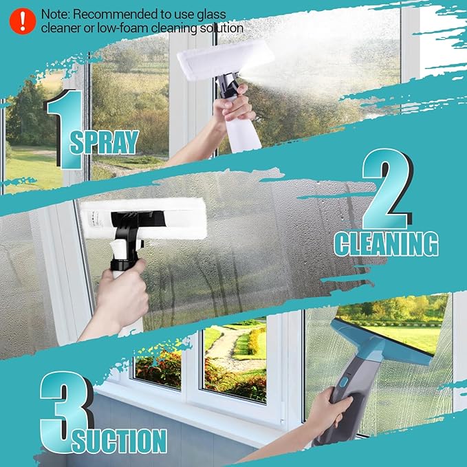 Rechargeable window cleaning device, a Quigg Akku-Fenster-reinigungsgerät - Image 6