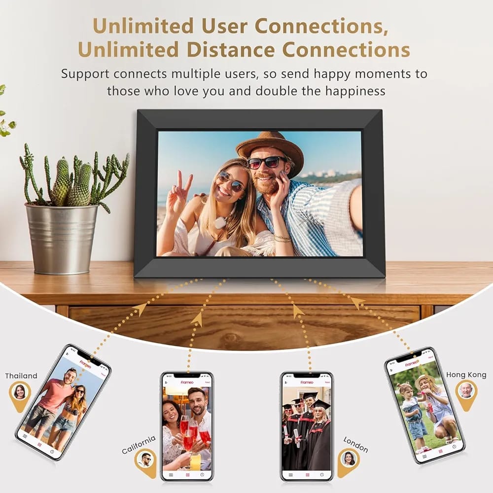 Smart Wi-Fi Digital Photo Frame – Model: FRAME-101WIFI - Image 7