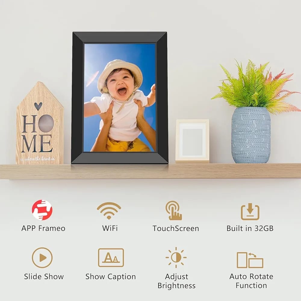 Smart Wi-Fi Digital Photo Frame – Model: FRAME-101WIFI - Image 8