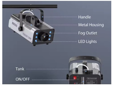 U'King 1200W LED fog machine - Image 6