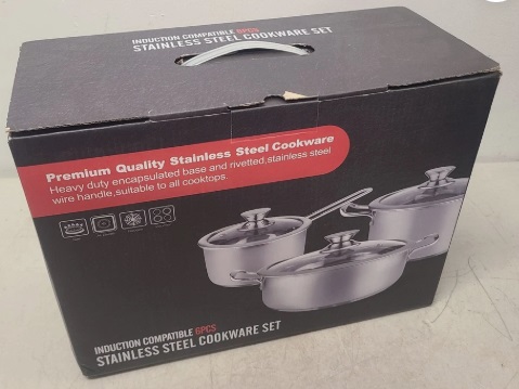 Tinsar 7-piece stainless steel cookware set - Image 5