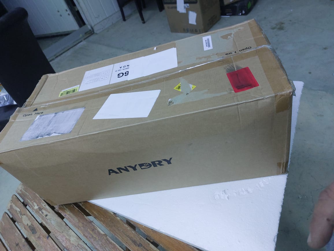 anydry 2005H Hand Dryer,Commercial Electric Hand Dryer, With Sponge Filter, Super Powerful,7-10 Seconds to dry,1750-2050 Watts (White) - Image 2