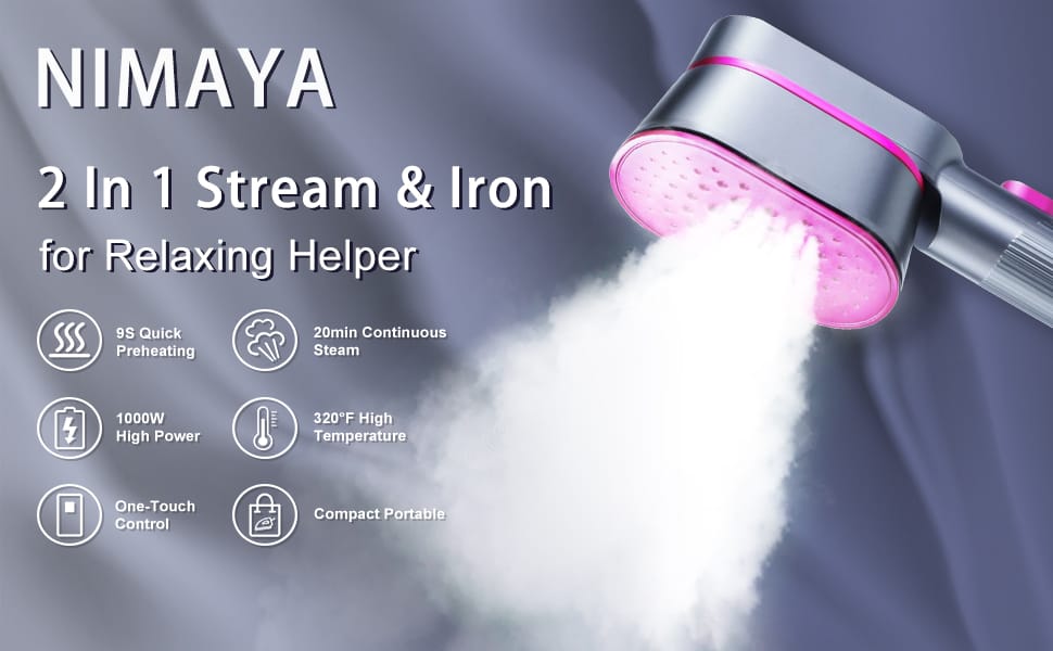Handheld Steam Iron / Portable Garment Steamer