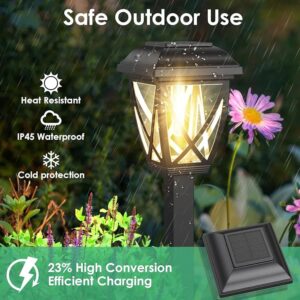 Quntis LED Solar Pathway Lights (6-Pack)