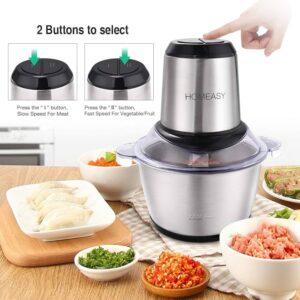 Homeasy electric food processor and meat grinder