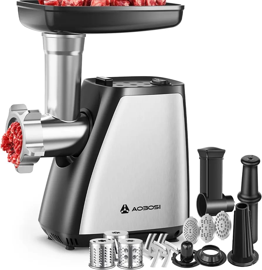 3-IN-ONE Versatility: With 3 kinds of accessories this All-in-One meat grinder - Image 2