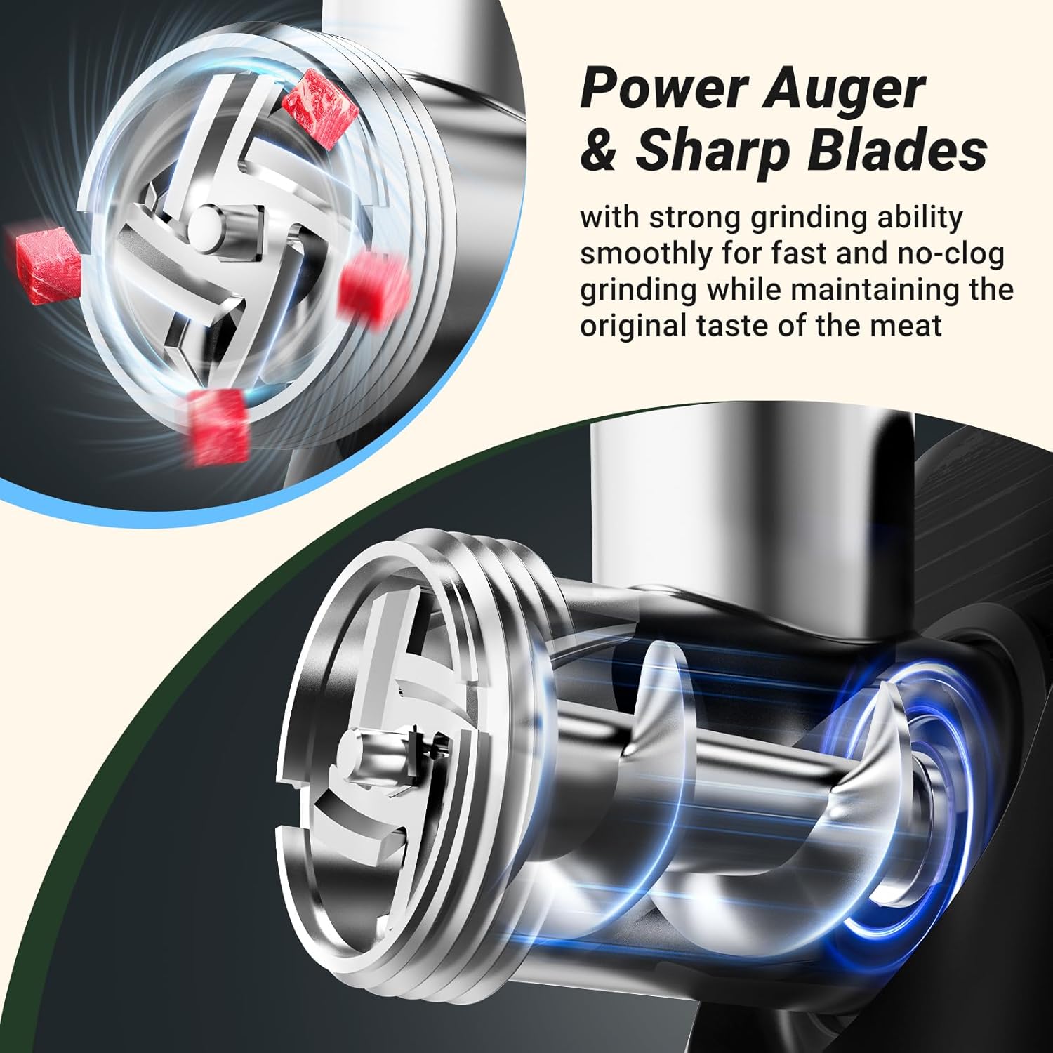 3-IN-ONE Versatility: With 3 kinds of accessories this All-in-One meat grinder - Image 7