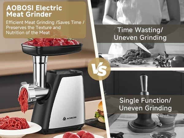 3-IN-ONE Versatility: With 3 kinds of accessories this All-in-One meat grinder - Image 8