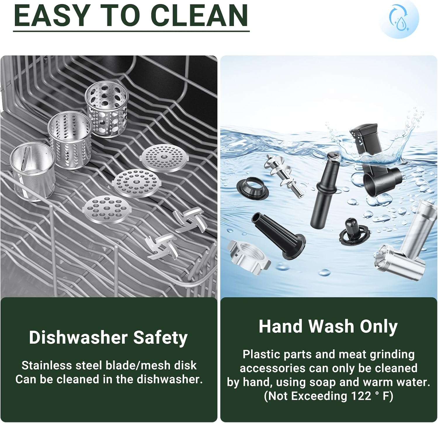 3-IN-ONE Versatility: With 3 kinds of accessories this All-in-One meat grinder - Image 9