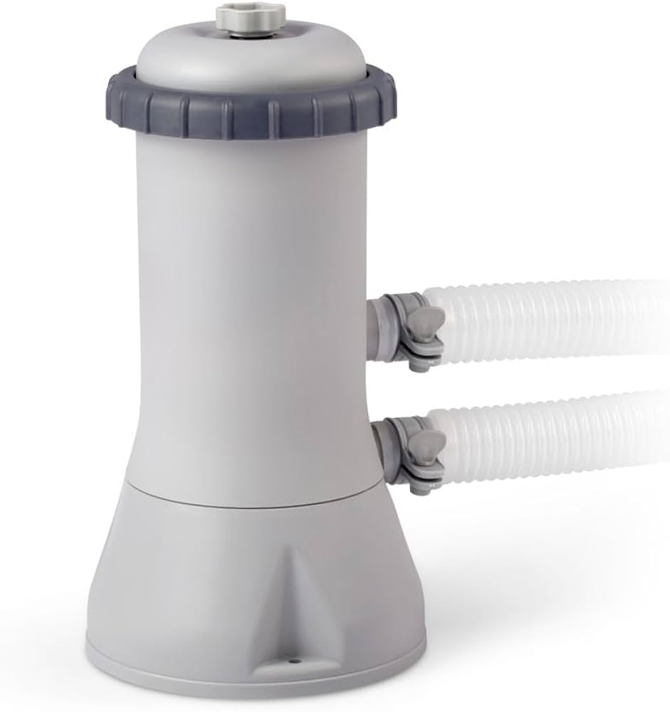 Intex 1000 GPH Easy Set Above Ground Swimming Pool Filter Pump System + Filters - Image 2