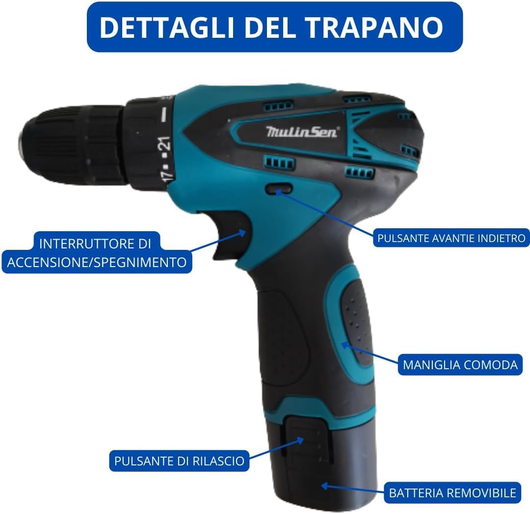 Cordless Drill, Mini Angle Grinder, Flexible Electric Cutter with 4 Discs 2 48v Batteries and Charger, Complete Set - Image 4