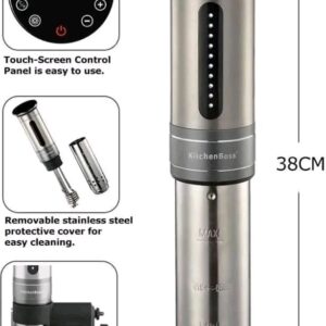 KitchenBoss Sous Vide Cooker Machine: Ultra-quiet 1100 Watt IPX7 Waterproof Water Thermal Immersion Circulator Accurate Temperature Control Digital Display Slow Cooking Sous-vide