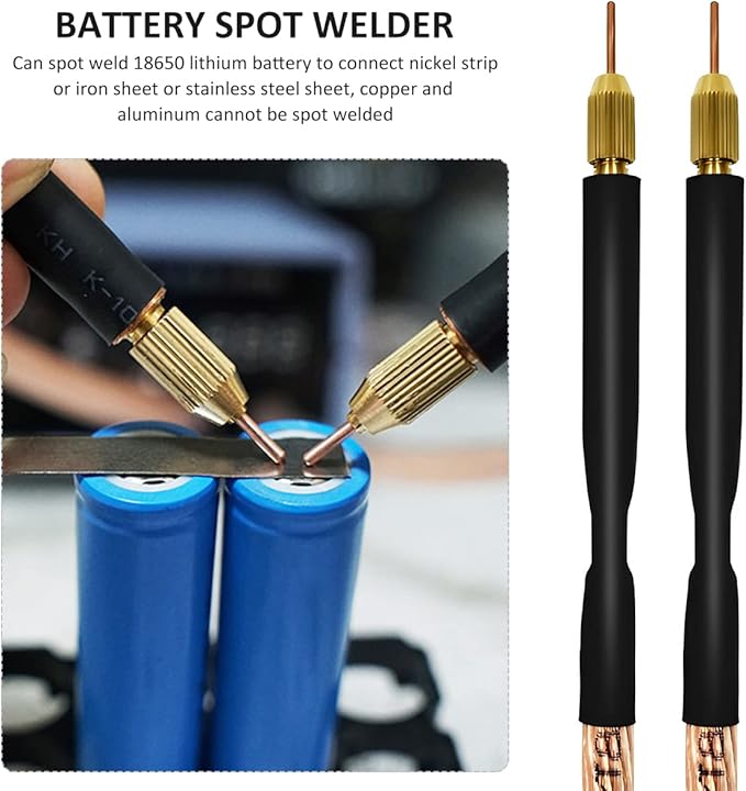 Spot Welder Kit, Mini Handheld Spot Welding Machine for 18650 Battery with Foot Pedal Rechargeable Portable Adjustable Spot Welder Spot Welding Machine Pen for Home DIY - Image 6