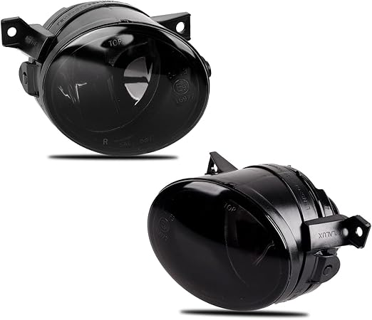 Fog Lights for Volkswagen GTI/Volkswagen Jetta 2006 2007 2008 2009 2010, Premium (VW GTI/Jetta) Fog Lamps Replacement, 1 Pair (Smoke Lens)