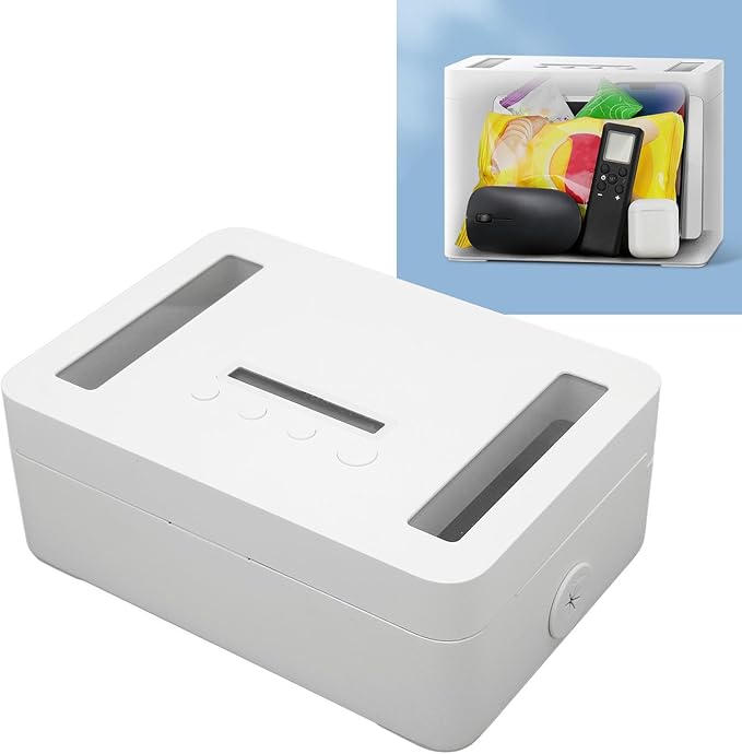 Electronics Timer Lock Box, Portable Self-Control Phone Time Lock Box with Dual Power Supply, Safe Design for Adults/Kids/Students for Habit Forming - Image 5