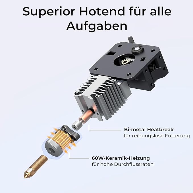 Creality Ender-3 V3 KE 3D Printer, 500 mm/s Faster Print Speed FDM Printer with Auto Levelling, 3D Printer with Sprite Direct Extruder, Print Size 220 x 220 x 240 mm - Image 5