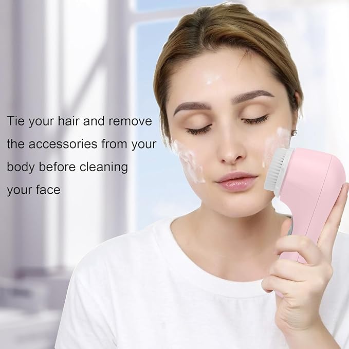 Electric Face Massager Rechargeable Cleansing Brush - Image 5