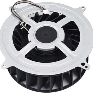 New PS5 CPU Cooling Fan, Internal Cooler Fan Replacement for Sony Playstation 5 PS5 Series 12V 2.15A 23 Blades