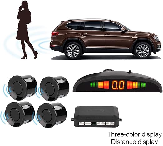 Car Distance Detection System 4 Parking Sensors Buzzer Car Reverse Backup - Image 4