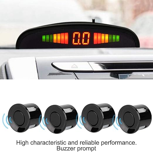 Car Distance Detection System 4 Parking Sensors Buzzer Car Reverse Backup - Image 5