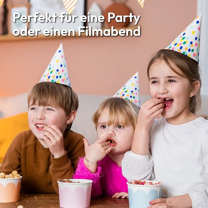 Gadgy Popcorn Machine Large - Retro Popcorn Maker 5 L - Popcorn Maker with Non-Stick Coating and Removable Heating Surface - Popcorn Machine Red - Popcorn Machine 800 W - Popcorn Machine - Image 6