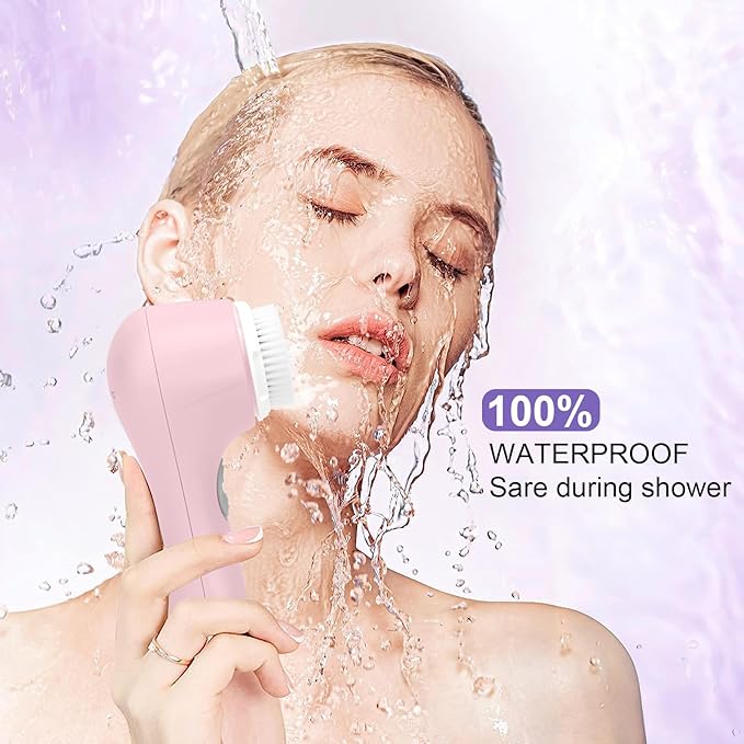 Electric Face Massager Rechargeable Cleansing Brush