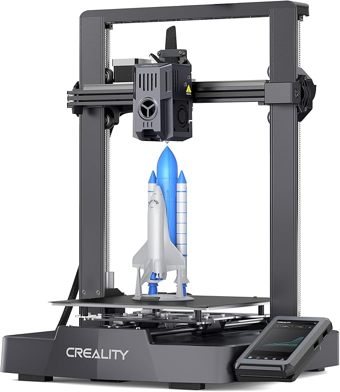 Creality Ender-3 V3 KE 3D Printer, 500 mm/s Faster Print Speed FDM Printer with Auto Levelling, 3D Printer with Sprite Direct Extruder, Print Size 220 x 220 x 240 mm