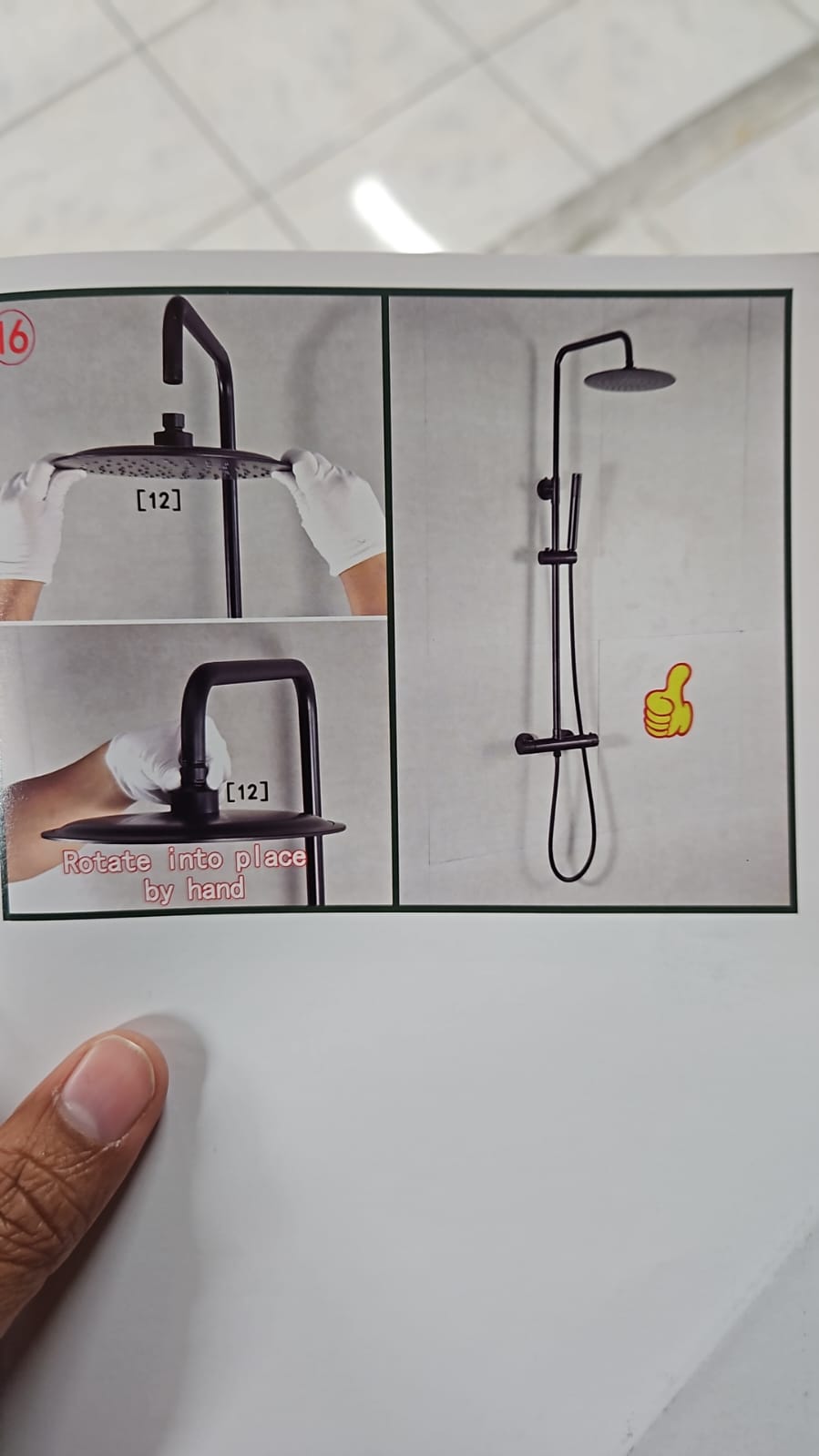 Matte Black Exposed Shower System with 2 Modes HandHeld,3 Functions Tub Shower Faucet Sets with Brass Valve, Shower Fixture with 10 Inches Rainfull Shower Head,Shower Height Adjustable - Image 2